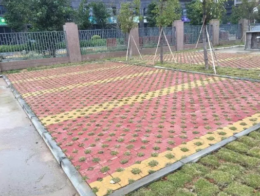 彩色植草砖